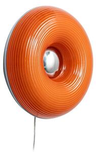 Fali Lámpa Lindby, Fjora, dimmable, Narancs, Nappali, Üveg, Dizájn