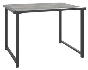 VidaXL antracitszürke acél kerti asztal 55x40x37 cm