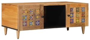 VidaXL Dohányzóasztal Természetes 100 x 54 x 40 cm Tömör Mangófát