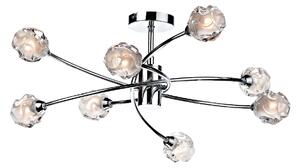 Dar lighting klasszikus mennyezeti lámpa seattle csiszolt króm darsea0850