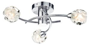 Dar lighting klasszikus mennyezeti lámpa seattle szatén króm darsea5346
