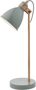 Dar lighting modern asztali lámpa frederick réz szürke darfre4239