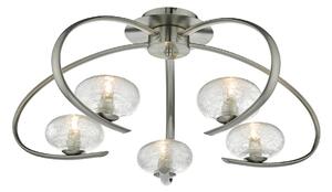 Dar lighting modern mennyezeti lámpa leighton szatén króm darlei5446