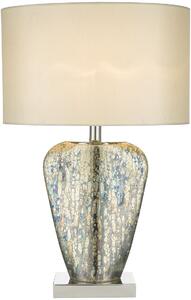 Dar lighting glamour modern asztali lámpa syracuse tejszínes csiszolt króm arany darsyr4235