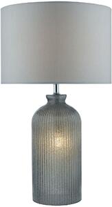 Dar lighting glamour modern asztali lámpa pamplona csiszolt króm szürke darpam4239