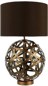 Dar lighting modern asztali lámpa voyage barna réz darvoy4264