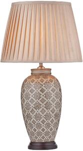 Dar lighting modern asztali lámpa louise barna darlou4229