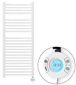 Welland Lux fehér elektromos törölközőszárító radiátor 500 x 1200mm digitális termosztáttal | Készletről gyors kiszállítással. ES + S-type
