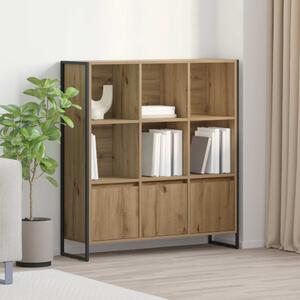 Könyvespolc 2 pcs Művészi tölgy 99,5 x 30 x 108 cm Faanyag