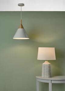 Dar lighting modern boho asztali lámpa vondra elefántcsont ivory csiszolt króm szürke darvon4239