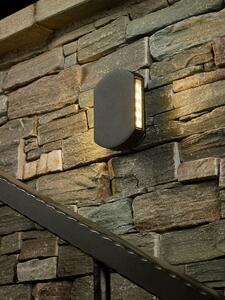 Dar lighting modern kültéri fali lámpa vulcan szürke darvul2137 IP44