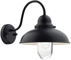 Dar lighting klasszikus kültéri fali lámpa dynamo fekete átlátszó dardyn0722 IP44
