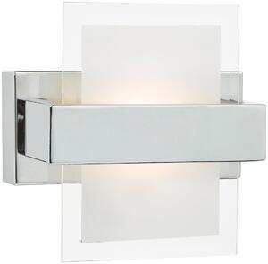 Dar lighting modern fali lámpa apt fehér csiszolt króm darapt0750