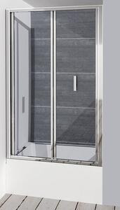 Polysan Deep drzwi prysznicowe 100 cm chrom/szkło przezroczyste MD1910