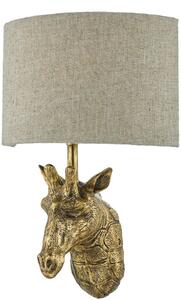 Dar lighting modern boho fali lámpa sophie természetes vászon arany darsop0735