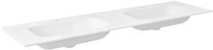 Sapho Aruba mosdótál 170x51.5 cm négyszögletes beépíthető-dupla fehér AR170-B2M