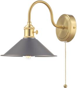 Dar lighting glamour klasszikus fali lámpa hadano ón sárgaréz darhad0740-02