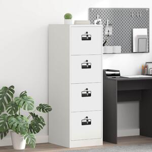 Irattároló Szekrény fiókkal 2 pcs Fehér 44 x 50 x 106.5 cm