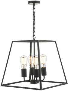 Dar lighting klasszikus modern vintage függeszték academy fekete daraca8622