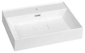 Sapho Godiva mosdótál 58x44 cm négyzet klasszikus-beépíthető-mosdótálak fehér GU058