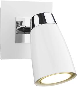 Dar lighting modern spot lámpa loft fehér csiszolt króm darlof072