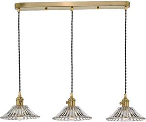 Dar lighting modern függeszték hadano sárgaréz átlátszó darhad3640-04