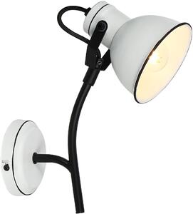 Candellux Zumba oldalfali lámpa 1x40 W fehér-fekete 91-72122