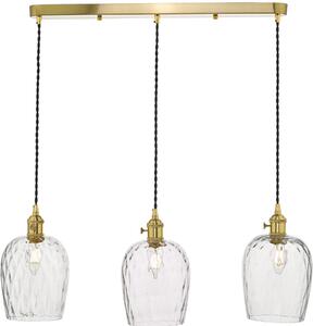 Dar lighting modern függeszték hadano sárgaréz átlátszó darhad3640-03