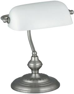 Rabalux Bank asztali lámpa 1x60 W fehér-króm 4037