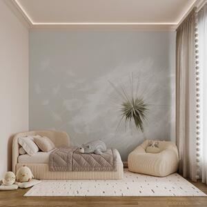 Fotótapéta Modern, lágy virágkompozíció egy teljesen kivirágzott pitypang fejjel és, Fotótapéta virágok és növények, w03939v1 : Uwalls.hu