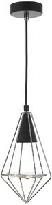 Dar lighting modern függeszték gianni fekete csiszolt króm dargia0150