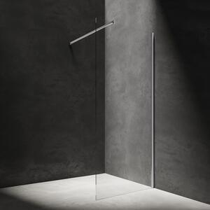 Omnires Marina zuhanykabin fal walk-in 80 cm króm fényes/átlátszó üveg DNR80XCRTR