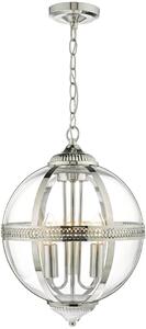 Dar lighting glamour klasszikus függeszték vanessa nikkel átlátszó darvan0338