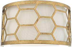 Dar lighting glamour modern fali lámpa epstein elefántcsont ivory arany dareps0712