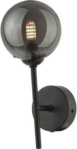 Dar lighting modern fali lámpa cohen fekete füstös darcoh0722-01