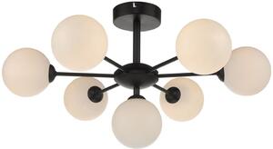 Dar lighting modern mennyezeti lámpa cohen fekete opál darcoh3422-02