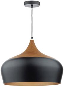 Dar lighting modern függeszték gaucho fehér matt fekete sötét fa dargau8622