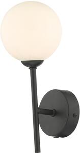 Dar lighting modern fali lámpa cohen fekete opál darcoh0722-02