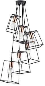 Dar lighting modern függeszték tower fekete réz dartow0622