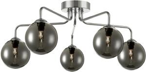 Dar lighting modern mennyezeti lámpa feya füstös csiszolt króm darfey0550-01