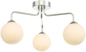 Dar lighting modern mennyezeti lámpa feya opál csiszolt króm darfey0350-02
