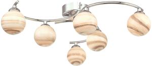 Dar lighting modern mennyezeti lámpa atiya csiszolt króm sokszínű darati6450-07