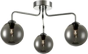 Dar lighting modern mennyezeti lámpa feya füstös csiszolt króm darfey0350-01