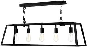 Dar lighting klasszikus modern vintage függeszték academy fekete átlátszó daraca0522