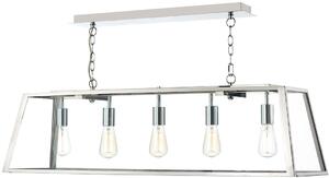 Dar lighting klasszikus modern vintage függeszték academy átlátszó rozsdamentes acél daraca0544