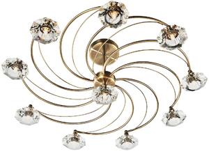Dar lighting glamour kristály modern mennyezeti lámpa luther antik sárgaréz darlut2375