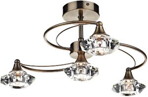Dar lighting glamour kristály modern mennyezeti lámpa luther antik sárgaréz darlut0475