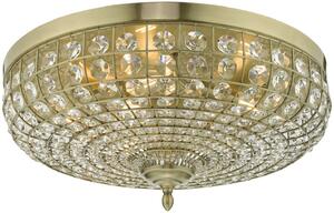 Dar lighting glamour kristály modern mennyezeti lámpa asmara antik sárgaréz darasm5475