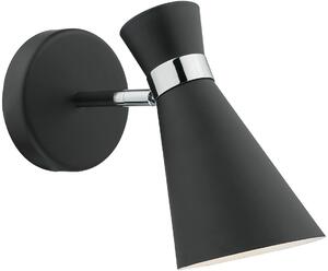Dar lighting modern spot lámpa ashworth fekete csiszolt króm darash0722