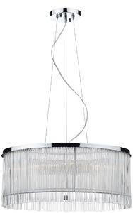 Dar lighting glamour modern függeszték japan csiszolt króm átlátszó darjap032